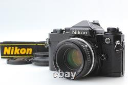 N MINT Nikon FE Black SLR 35mm Film Camera Body Ai 50mm f/1.8 Lens From JAPAN