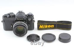 N MINT Nikon FE Black SLR 35mm Film Camera Body Ai 50mm f/1.8 Lens From JAPAN
