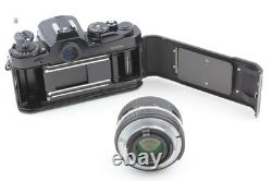 N MINT Nikon FE Black SLR 35mm Film Camera Body Ai 50mm f/1.8 Lens From JAPAN
