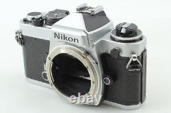 N MINT+ Nikon FE Silver 35mm SLR Film Camera 35mm f/2 Ai Converted Lens JAPAN