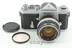 N MINT Nikon F Eye level 35mm Film Camera Nikkor-s Auto 50mm f1.4 Lens JAPAN