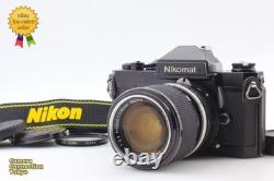 N MINT Nikon Nikomat FT3 Black 35mm Film Camera Non Ai 43-86mm Lens From JAPAN