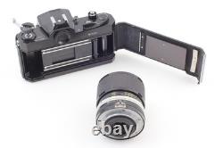 N MINT Nikon Nikomat FT3 Black 35mm Film Camera Non Ai 43-86mm Lens From JAPAN