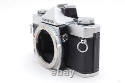 N MINT+++? Olympus OM1 OM-1 35mm Film Camera 50mm f/1.8+135mm f/3.5 Lens JAPAN