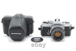 N MINT Olympus OM-1 SLR 35mm Film Camera F. Zuiko Auto-S 50mm f1.8 Lens JAPAN