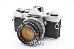 N MINT Olympus OM-1 SLR 35mm Film Camera G. Zuiko Auto-S 50mm 1.4 JAPAN 2633215