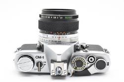 N MINT Olympus OM-1 SLR 35mm Film Camera G. Zuiko Auto-S 50mm 1.4 JAPAN 2633215