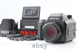 N MINT Pentax 645N Film Camera A 75mm f2.8 Lens 120 & 220 Film Back From JAPAN