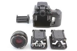 N MINT Pentax 645N Film Camera A 75mm f2.8 Lens 120 & 220 Film Back From JAPAN