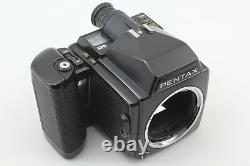N MINT Pentax 645 Medium Format Film Camera 55mm F2.8 Lens 120 Back From JAPAN