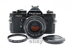N MINT Pentax MX SLR 35mm Black Film Camera SMC Pentax-M 50mm f1.7 Lens JAPAN