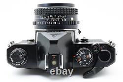 N MINT Pentax MX SLR 35mm Black Film Camera SMC Pentax-M 50mm f1.7 Lens JAPAN