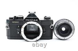 N MINT Pentax MX SLR 35mm Black Film Camera SMC Pentax-M 50mm f1.7 Lens JAPAN