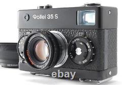 N MINT+++? Rollei 35S 35 S Black Film Camera Sonnar 40mm f/2.8 Lens From JAPAN
