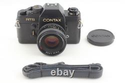 N MINT /Strap Contax RTS 35mm Film Camera Planar 50mm F1.7 AEJ Lens From JAPAN