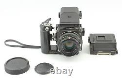 N MINT Zenza Bronica ETR AE finder film Camera + MC 75mm f2.8 Lens from Japan