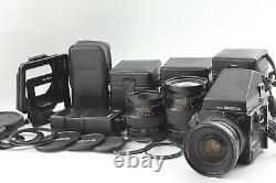 N MINT+++ Zenza Bronica GS-1 6x7 Film Camera 50 100 200mm 3 Lens From JAPAN