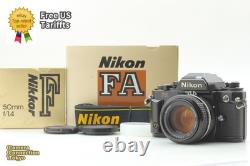 N MINT in 2 Box Nikon FA Black 35mm Film Camera Ai 50mm f/1.4 Lens From JAPAN