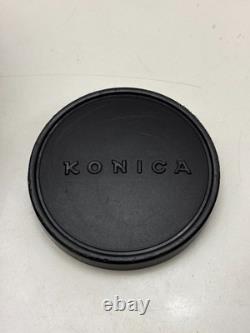 N. MINT in CASE? Konica FP Black Film Camera Hexanon 52mm F/1.8 Lens From JAPAN