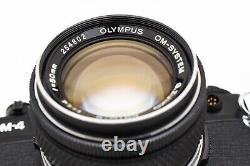 N MINT withCase, Strap Olympus OM-4 35mm SLR Film Camera 50mm F1.4 Lens JAPAN