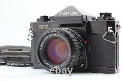 N MINT+++ withStrap Canon F-1 Late Film Camera NFD 50mm f1.4 lens From JAPAN K56