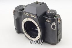 N MINT withStrap Contax Aria 35mm Film Camera Planar 50mm f1.4 Lens From JAPAN