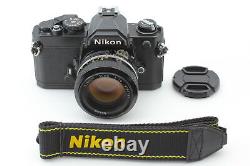 N MINT withStrap Nikon FM Black 35mm Film Camera Ai 50mm F1.4 Lens From JAPAN