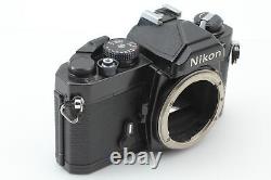N MINT withStrap Nikon FM Black 35mm Film Camera Ai 50mm F1.4 Lens From JAPAN