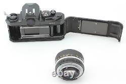 N MINT withStrap Nikon FM Black 35mm Film Camera Ai 50mm F1.4 Lens From JAPAN