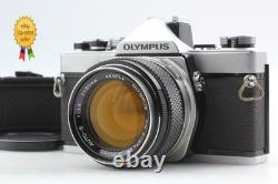 N MINT withStrap Olympus OM-1 35mm Film Camera G. Zuiko 50mm f1.4 Lens From JAPAN