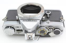 N MINT withStrap Olympus OM-1 35mm Film Camera G. Zuiko 50mm f1.4 Lens From JAPAN