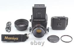 N MINT with Hood Mamiya RB67 Pro Film Camera Sekor 127mm F/3.8 Lens From JAPAN