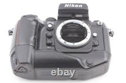 N MINT with Hood Nikon F4S F4 AF 28-105mm Lens 35mm Film Camera MB-21 From JAPAN