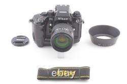N MINT with Hood Nikon F4S F4 AF 28-105mm Lens 35mm Film Camera MB-21 From JAPAN
