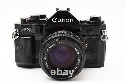 N MINT with Strap Canon A-1 SLR 35mm Film Camera New FD NFD 50mm F1.4 Lens JAPAN