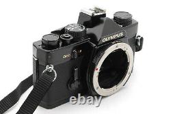 N. MINT with Strap Olympus OM-2N Black SLR Film Camera + 50mm F1.8 Lens JAPAN