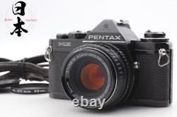 N MINT+++ with Strap? Pentax ME Black Film Camera SMC M 50mm F1.7 Lens From JAPAN