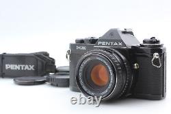 N MINT+++ with Strap Pentax ME Black Film Camera SMC M 50mm F1.7 Lens From JAPAN