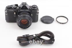 N MINT+++ with Strap? Pentax ME Black Film Camera SMC M 50mm F1.7 Lens From JAPAN