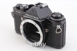 N MINT+++ with Strap? Pentax ME Black Film Camera SMC M 50mm F1.7 Lens From JAPAN