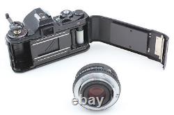 N MINT+++ with Strap Pentax ME Black Film Camera SMC M 50mm F1.7 Lens From JAPAN