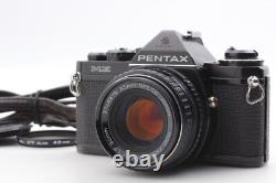 N MINT+++ with Strap? Pentax ME Black Film Camera SMC M 50mm F1.7 Lens From JAPAN