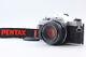 N MINT with Strap Pentax MX 35mm Film Camera SMC PENTAX-M 50mm f/1.7 From JAPAN