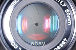N MINT with strap PENTAX KX Black 35mm Film Camera SMC 50mm f1.7 Lens From JAPAN