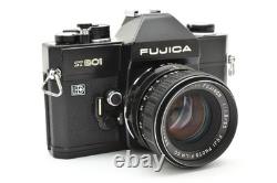 N. MintFUJICA ST801 35mm Film Camera Black+ FD 55mm f/1.8 2587119