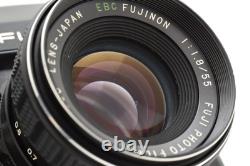 N. MintFUJICA ST801 35mm Film Camera Black+ FD 55mm f/1.8 2587119