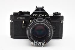 N. MintPENTAX MX SLR 35mm Film Camera Black+SMC PENTAX-M 50mm f1.4 2620474