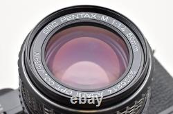 N. MintPENTAX MX SLR 35mm Film Camera Black+SMC PENTAX-M 50mm f1.4 2620474