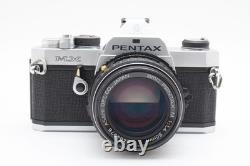 N. MintPENTAX MX SLR 35mm Film Camera Silver + SMC PENTAX-M 50mm f1.4 2555892