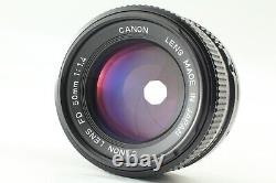 N Mint? Canon New F-1 AE FINDER 50mm F/1.4 SLR Film Camera Lens from Japan #541